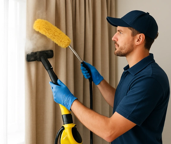Trusted blind cleaning technician Matty Curtain Cleaning rosemeadow-nsw QLD
