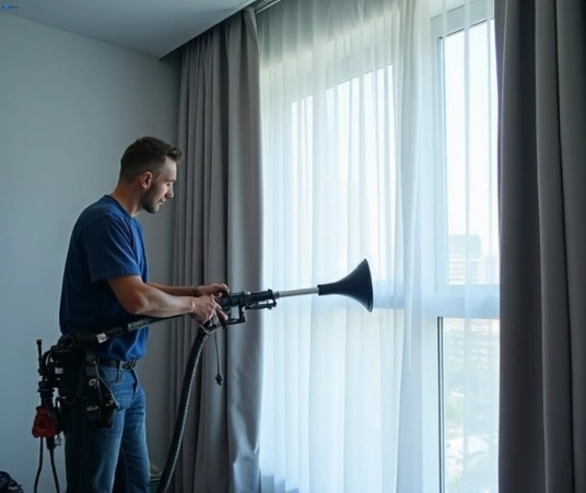 Professional drapes cleaning process tools Matty Curtain Cleaning rosemeadow-nsw