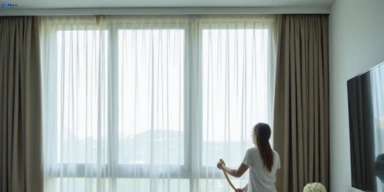 Delicate sheer drape cleaning rosemeadow-nsw Matty Curtain Cleaning